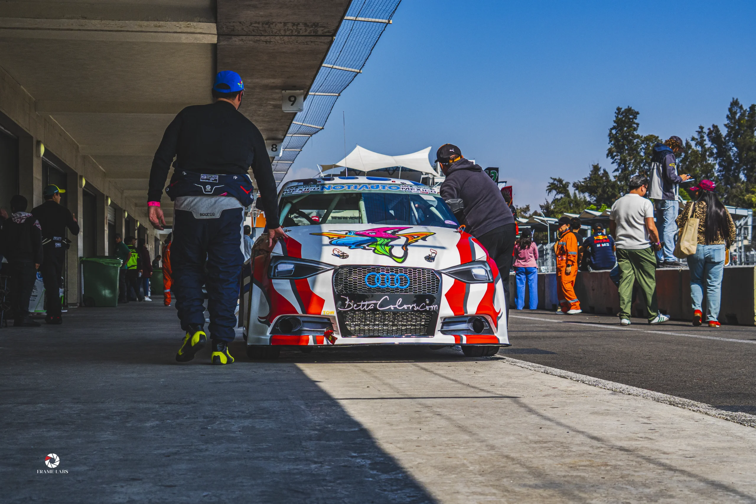 Evidencia en pista Betta Colors